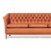 Diplomat läder soffa, design Norell mMöbel